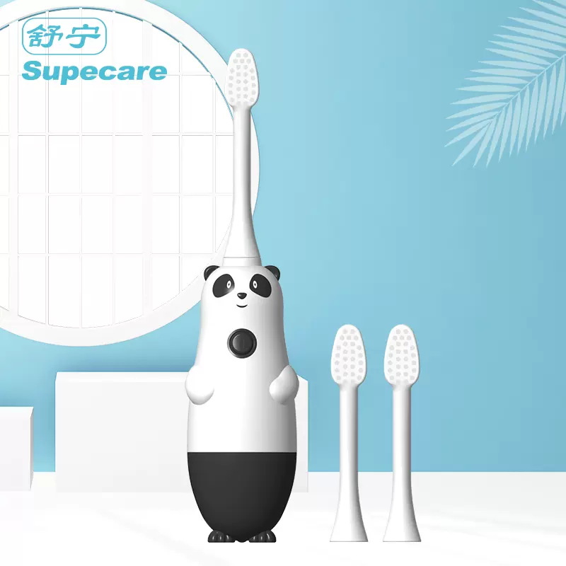 Supecare 舒宁 WY839-D1905 小熊猫款儿童电动牙刷 含3个刷头