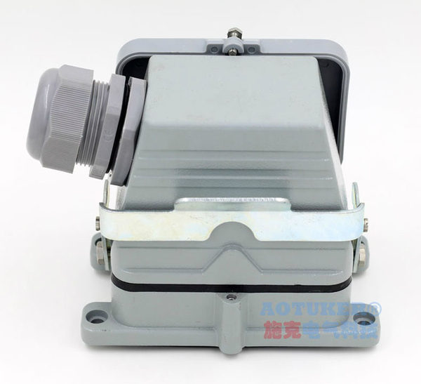 HDC-HE-048-1DB тяжелая нагрузка разъем 48 Core 16a крышка пылезащитный чехол прямоугольник выход