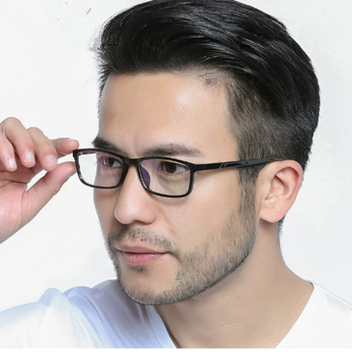 Мужские очки рамки TR90 Glopia Glasses Полно -Файл -Файл -Фароа -математический студент Ультра -светлый зеркальный полка