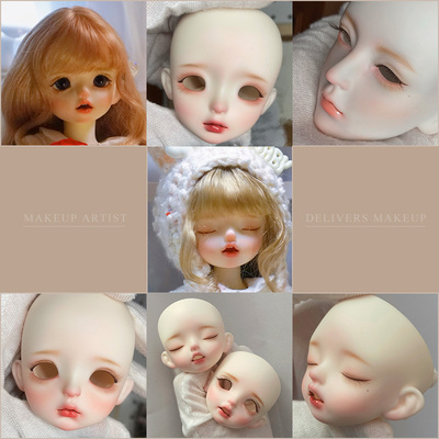 taobao agent Ring Rings Jude Shop Makeup Page [Small Bald Beauty] Pick up dolls in the store can be purchased! Not afraid of getting makeup!