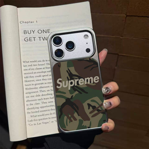 Supreme Camouflage Streetwear Phone Case