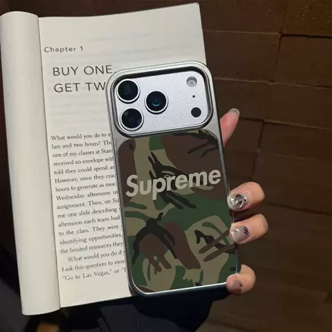 Trendy Fashionable Supreme Camouflage Streetwear iPhone Huawei Phone Case for iPhone, Huawei