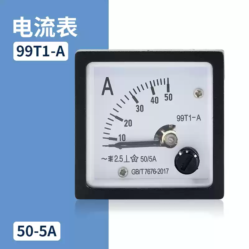 99T1 Ampe kế con trỏ AC Vôn kế cơ khí chính xác cao đầu đồng hồ biến áp 48m450v250v