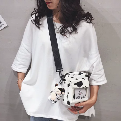 Детский шоппер, маленькая мультяшная детская сумка, сумка через плечо для отдыха, в западном стиле