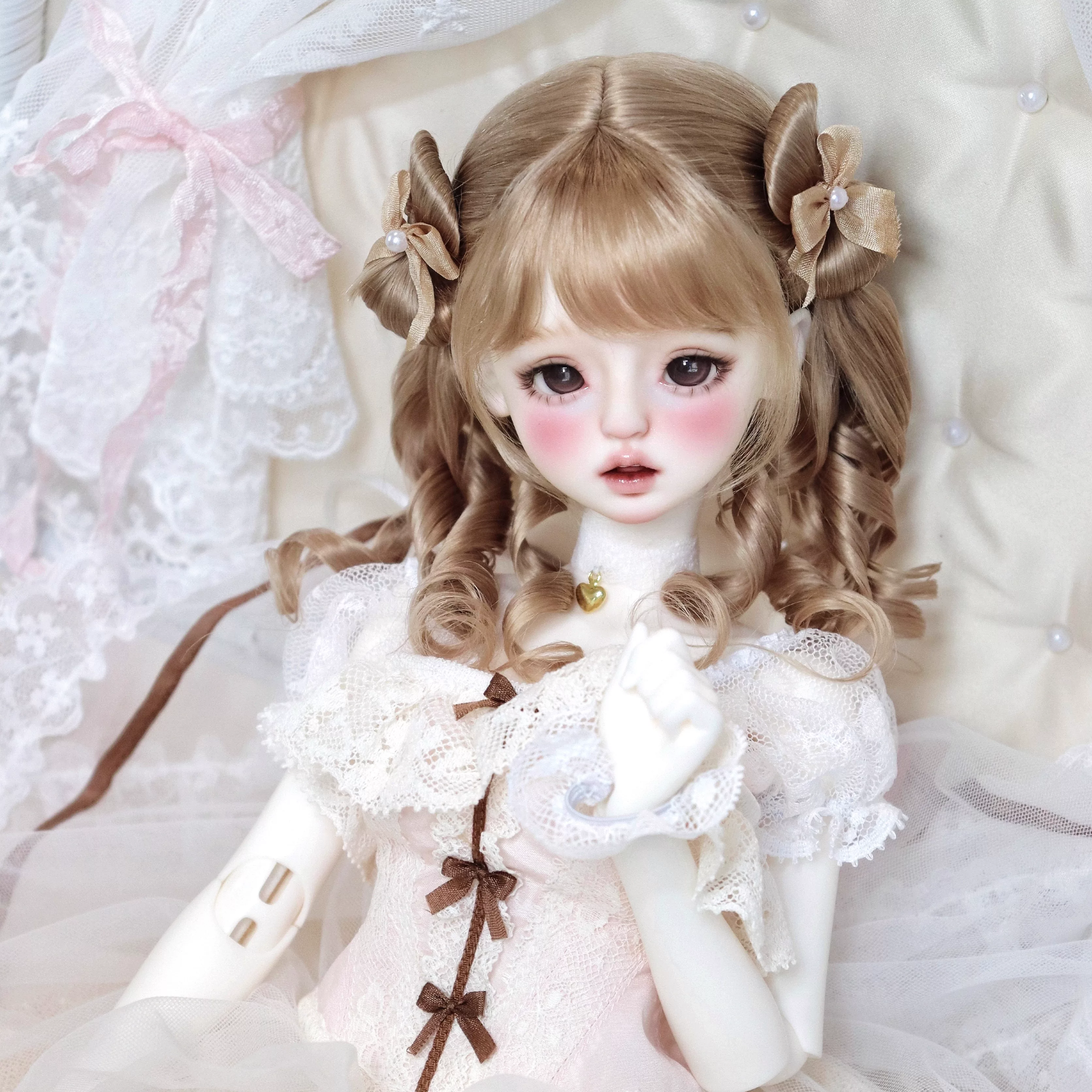 【Awen】Awen кудри BJD из русской мохер 6 минут 4 минуты Butterfly roll Предзаказ