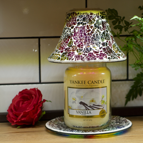 yankee candle 扬基蜡烛 阳光假日手工马赛克大瓶灯罩套装 包邮