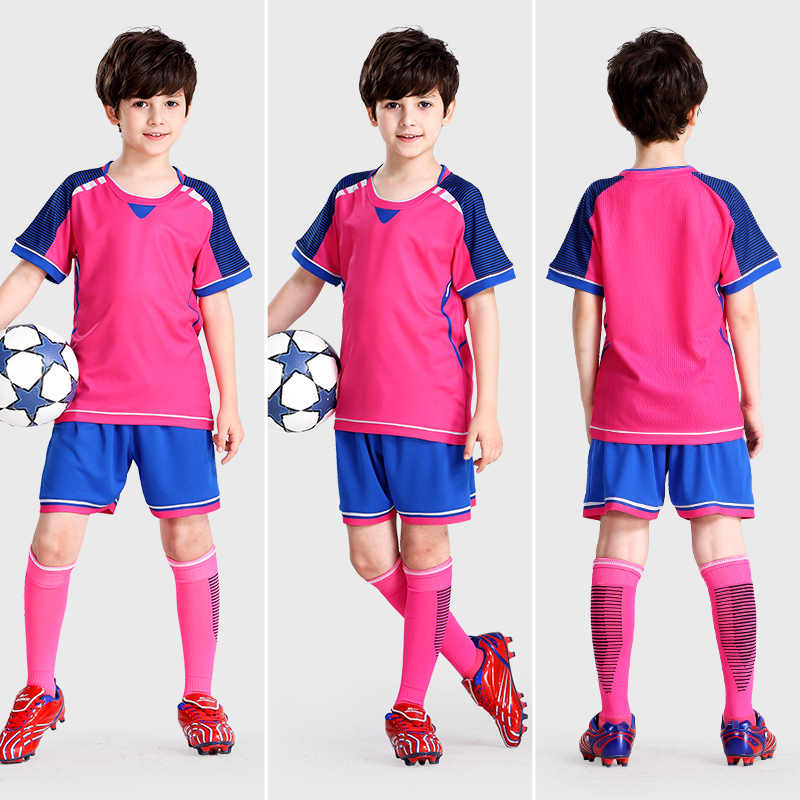 Children's football clothing suits sports elementary school football clothing training clothing boys and girls custom printed team jerseys