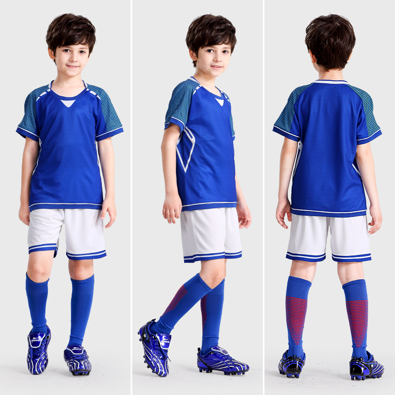 Children's football clothing suits sports elementary school football clothing training clothing boys and girls custom printed team jerseys