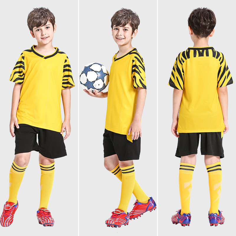 Children's football clothing suits sports elementary school football clothing training clothing boys and girls custom printed team jerseys