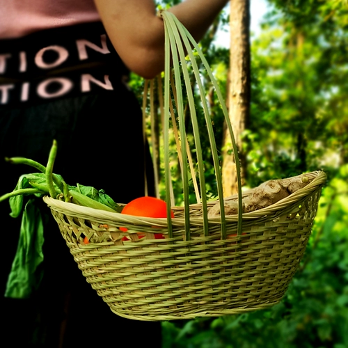Плетеная корзина, система хранения, портативная клубника, «сделай сам»