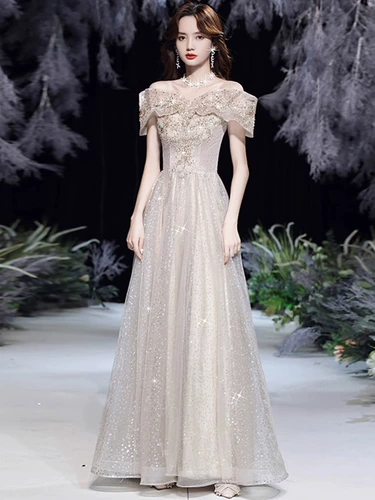 Элитное небольшое вечернее платье, премиум класс, открытые плечи