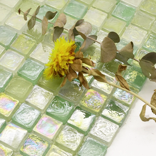 Ретро хрустальная глазированная стеклянная мозаичная плитка ванная комната ванная комната бар ресторан гостиная кухонная плитка