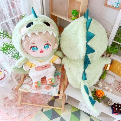 taobao agent Cotton doll, clothing, dinosaur, trench coat, 20cm