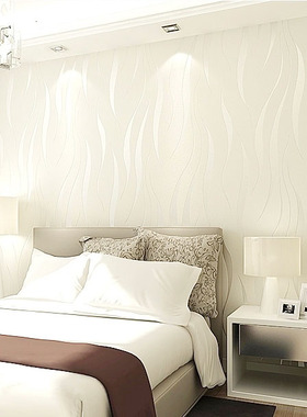 萌灿小欣欣   发布了  恒丰现代简约无纺布壁纸客厅卧室波浪3d立体 