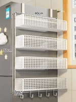 Белый четырехслойный крючок [модель холодильника]-