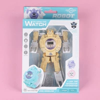 Трансформер, желтые часы, 1 шт