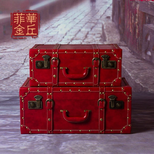 Feihua Jinqiu чемодан из камфорного дерева, свадебная коробка, свадебная коробка для невесты, коробка для приданого, коробка для приданого, ретро чемодан из цельного дерева