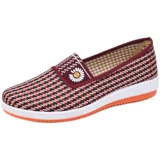 Слипоны, демисезонная обувь, нескользящие туфли для матери для отдыха, тренд сезона, мягкая подошва, для среднего возраста