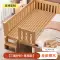 Giường trẻ em Beech giường lớn ghép có lan can, đầu giường mở rộng, cũi trẻ em có thể nâng lên, cũi gỗ nguyên khối theo yêu cầu Giường cũi