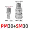 Đầu nối nhanh loại C PP10 20 30 nam và nữ SP SM SH với đầu nối khí nén lắp nhanh khí quản 6 * 4 8 * 5 đầu nối nhanh dây hơi khí nén đầu nối hơi khí nén Đầu nối khí nén