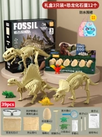 Подарочная коробка, динозавр, ископаемые