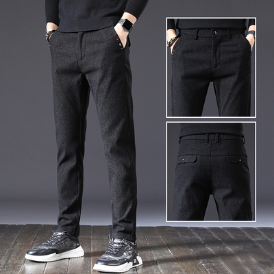 taobao agent Universal sports elastic fitted jeans, autumn, elastic waist