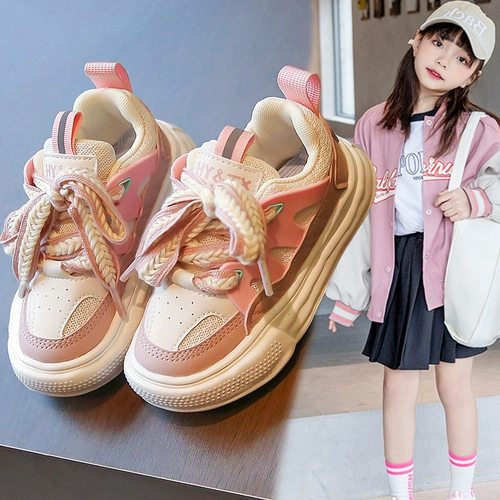 Весенняя спортивная обувь, детские белые кроссовки, осенняя, подходит для подростков