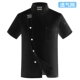 Письмо MZB Double -Line Short -Sleeved Black