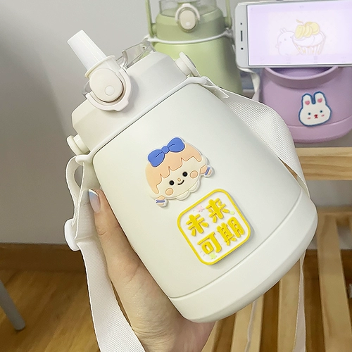 Вместительный и большой стакан, высококачественная сумка для школьников со стаканом, термос, чайник, популярно в интернете