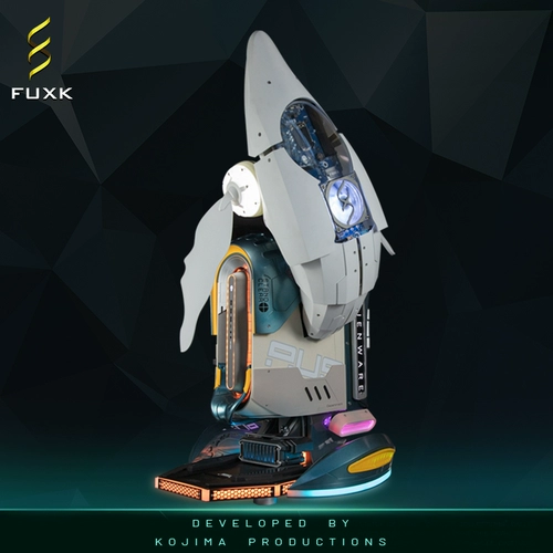 FUXK Концептуальные произведения искусства Whale Alien R9 Modified Mod High -End Custom -Made E -Sports Water Cold Desktop Machine