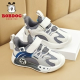 Спортивная обувь Babudou для мальчиков, весенне-осенняя кожаная обувь, новинка 2024 года, модная повседневная детская обувь на нескользящей мягкой подошве, тренд