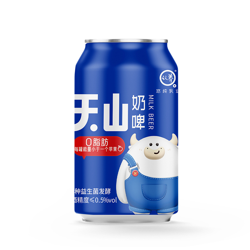 300ml*6罐【悠纯】天山奶啤