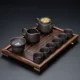 10 фиолетовый песок (wufu linmen) xi shi pot+небольшая таблетка/ореховый цвет