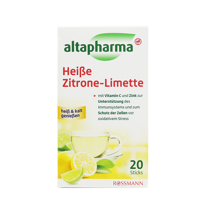 德国Altapharma维生素c成人vc冲剂维c柠檬冲饮粉20条/盒