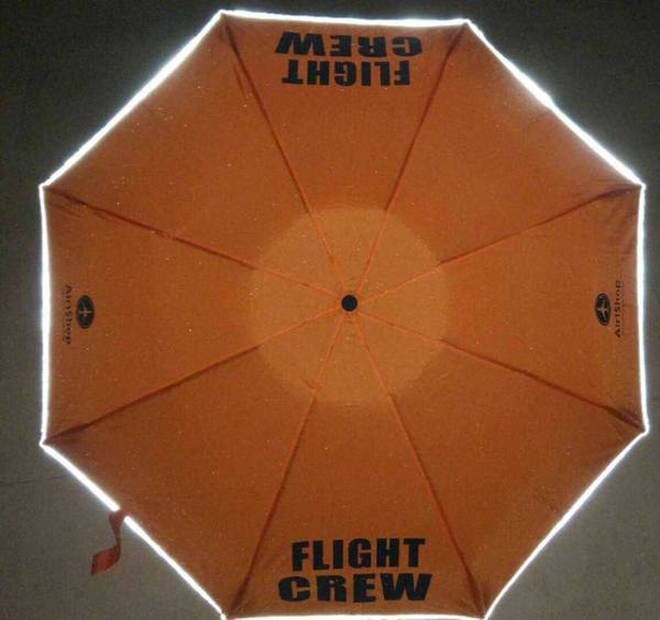 Гражданская авиация пилот стюардесса блок отражающий безпроцентный безопасность крохотные зонт  FLIGHT CREW UMBRELLA
