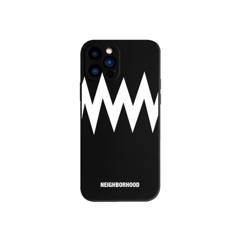 NEIGHBORHOOD NBHD Black & White Zig-Zag Pattern Plus/Pro/Max – 16, 15, 14, 13, 12 iPhone Case