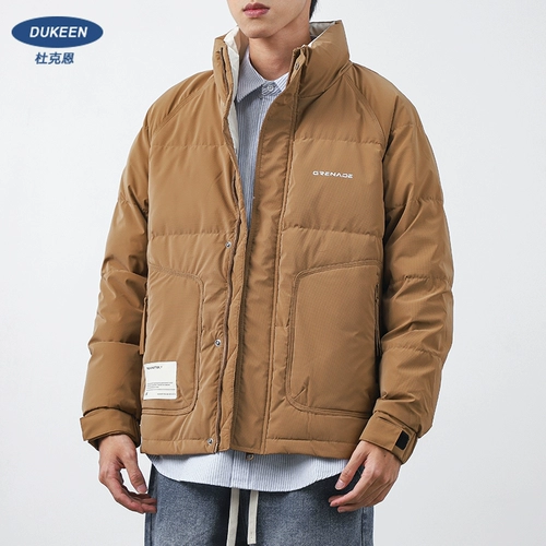 Пуховик, утепленная куртка, в американском стиле, с печатью вашего логотипа