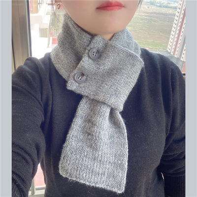 taobao agent Pure Ning CN21001 New Pinpin Malaysia Hermore Wool Wiring Short Simple Korean Female Women's Basedle Male Warbers Waying Collar