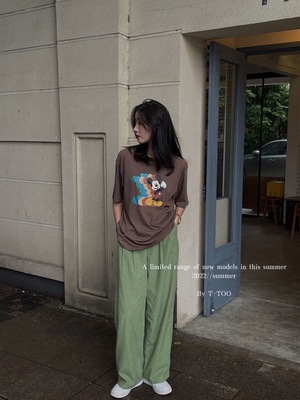 taobao agent Summer fashionable set, short sleeve T-shirt, western style