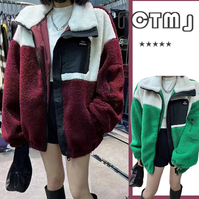 taobao agent Demi-season fashionable design velvet jacket, trend of season, increased thickness