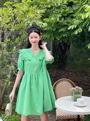 taobao agent Summer summer clothing, doll, shiffon dress, doll collar