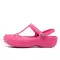 2024 Mới Retro Mary Jane Crocs Y Tá Chuyên Nghiệp Giày Sandal Nữ Chống Trơn Trượt Giày Đi Biển Dày Jelly Giày 