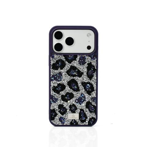 Leopard Print Rhinestone Glam iPhone Case for iPhone 17, iPhone 17 Pro and iPhone 17 Pro Max