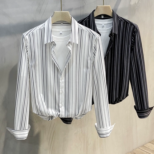 Элитная рубашка, куртка, изысканный стиль, осенняя