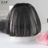 Челка, парик изготовленный из настоящих волос, французский стиль, популярно в интернете