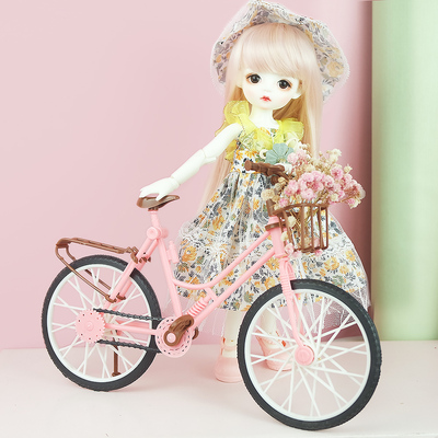 taobao agent Realistic car model, minifigure, doll, table children's bicycle, props, toy