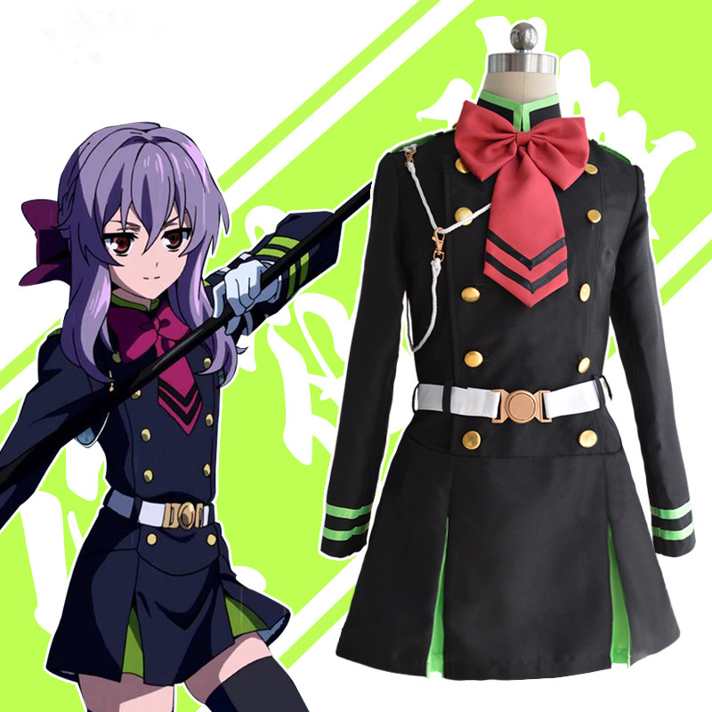 Seraph Of The End Hiiragi Shinoa Cosplay Costumes #104375 