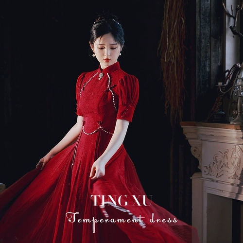 Ципао, элегантное элитное вечернее платье, подходит для подростков