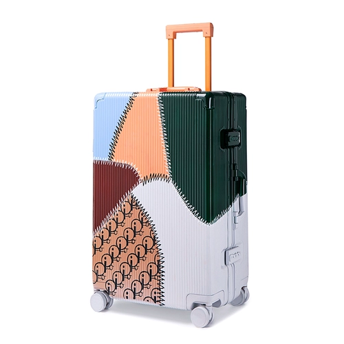 Mayrtrip's Newless Series of Graffiti Luggage Женщины ins net red fashion trolley travel password box tide