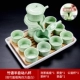 Celadon bộ trà hoàn chỉnh thiết lập nhà đơn giản gốm kung fu tách trà văn phòng đá lười bán ấm trà bán tự động - Trà sứ